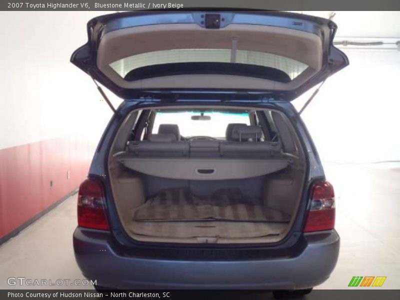 Bluestone Metallic / Ivory Beige 2007 Toyota Highlander V6