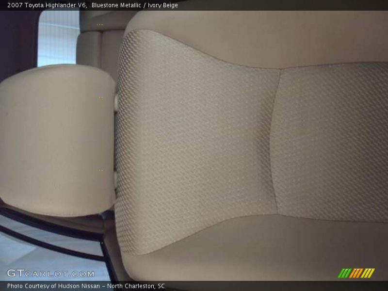 Bluestone Metallic / Ivory Beige 2007 Toyota Highlander V6