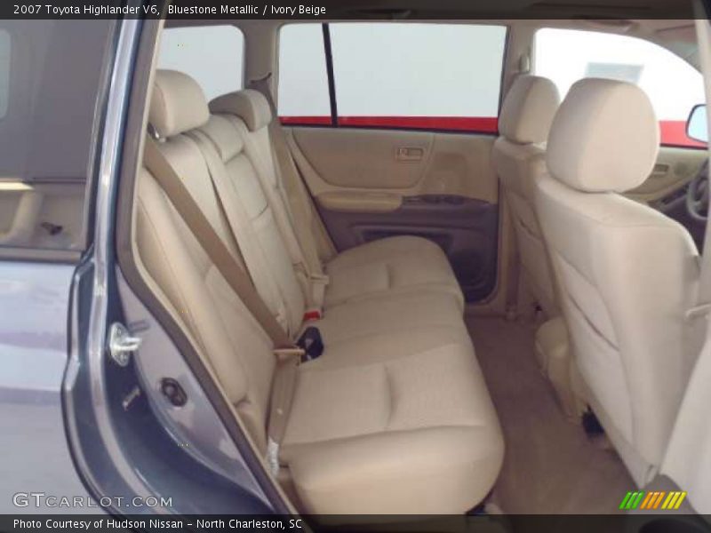 Bluestone Metallic / Ivory Beige 2007 Toyota Highlander V6
