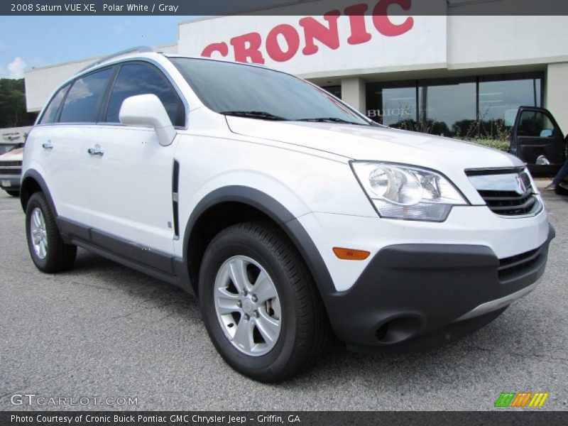 Polar White / Gray 2008 Saturn VUE XE
