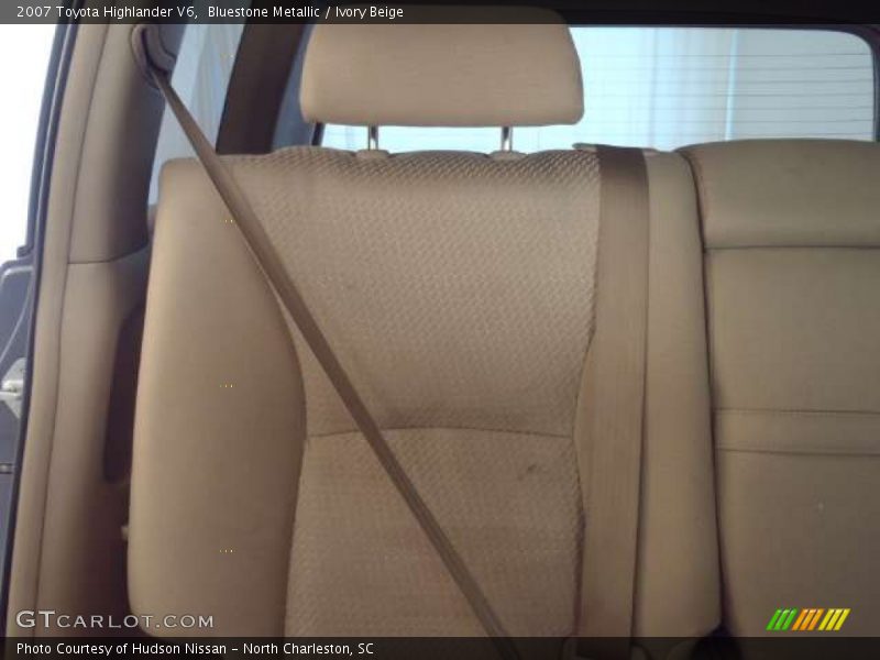 Bluestone Metallic / Ivory Beige 2007 Toyota Highlander V6