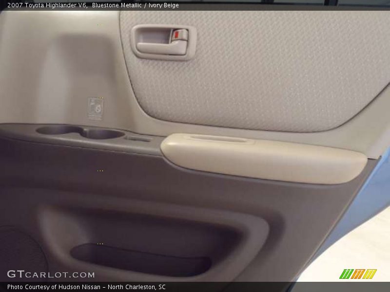 Bluestone Metallic / Ivory Beige 2007 Toyota Highlander V6