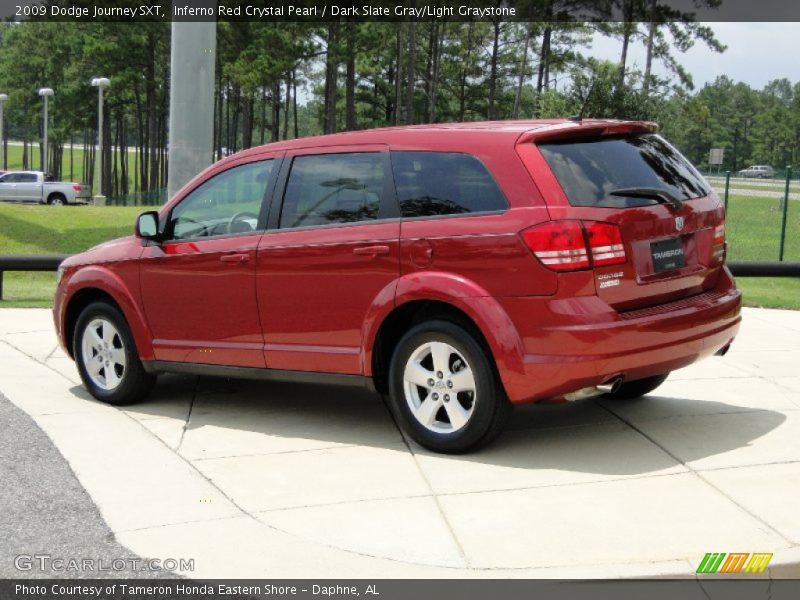 Inferno Red Crystal Pearl / Dark Slate Gray/Light Graystone 2009 Dodge Journey SXT