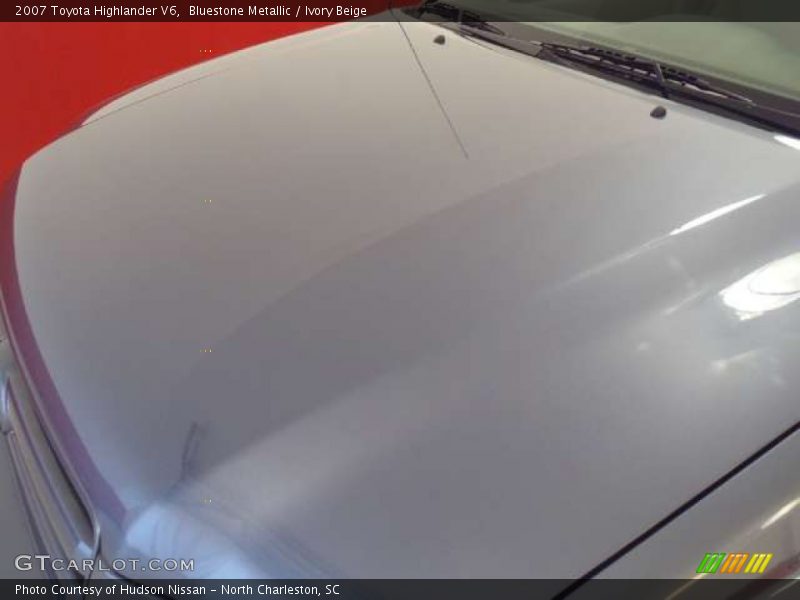 Bluestone Metallic / Ivory Beige 2007 Toyota Highlander V6