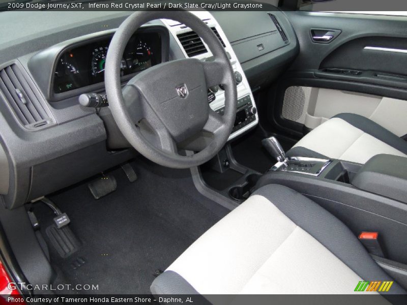 Inferno Red Crystal Pearl / Dark Slate Gray/Light Graystone 2009 Dodge Journey SXT