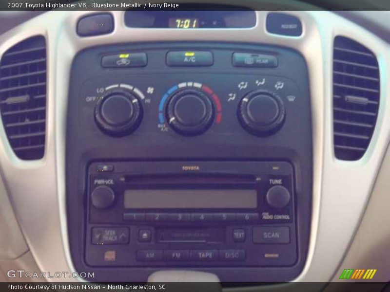 Bluestone Metallic / Ivory Beige 2007 Toyota Highlander V6