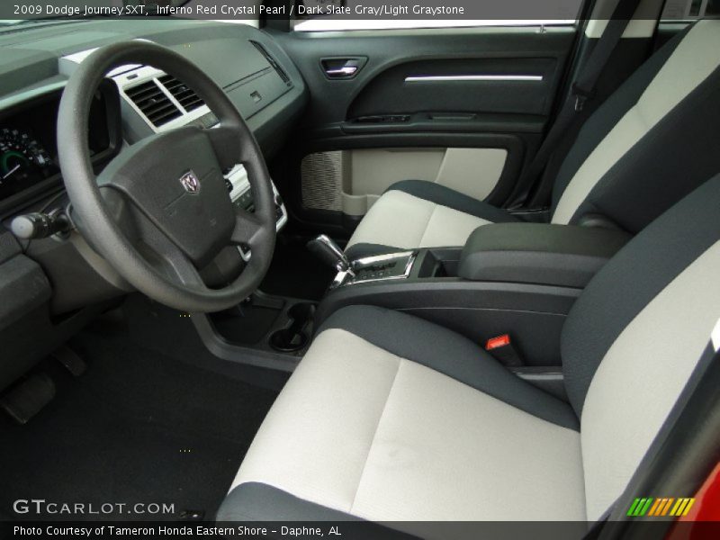  2009 Journey SXT Dark Slate Gray/Light Graystone Interior