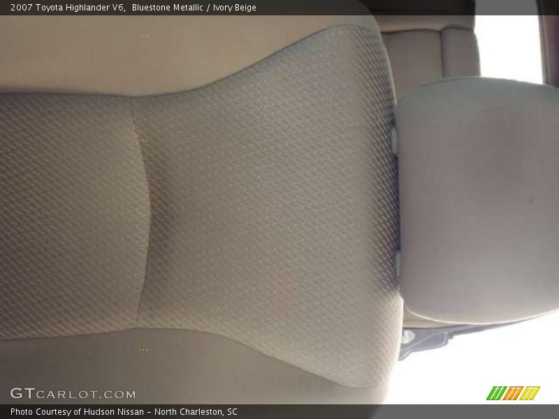 Bluestone Metallic / Ivory Beige 2007 Toyota Highlander V6