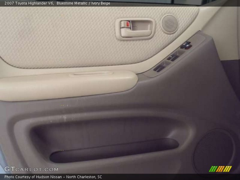 Bluestone Metallic / Ivory Beige 2007 Toyota Highlander V6