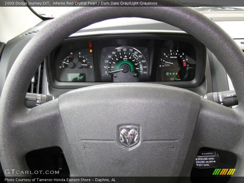 Inferno Red Crystal Pearl / Dark Slate Gray/Light Graystone 2009 Dodge Journey SXT