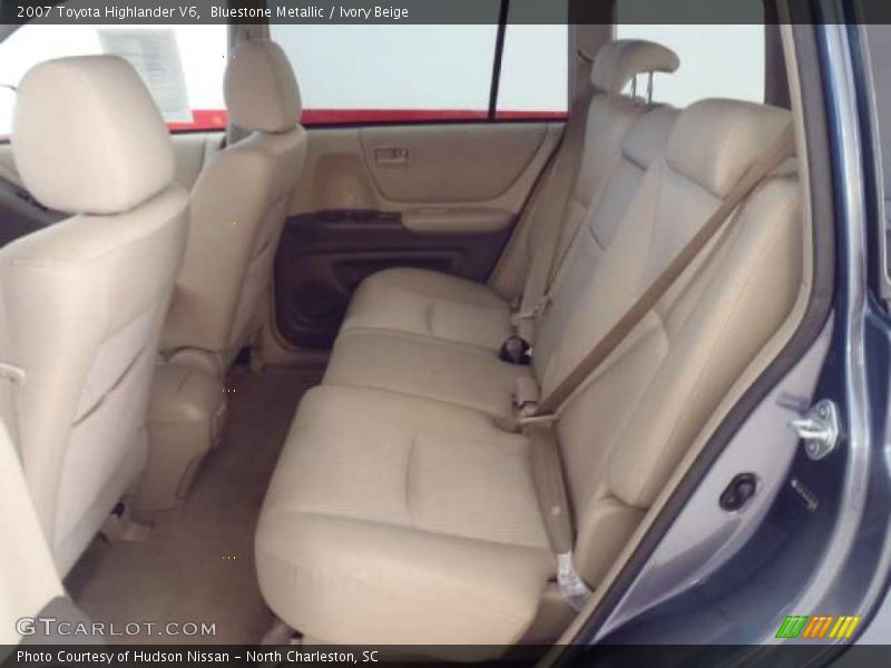Bluestone Metallic / Ivory Beige 2007 Toyota Highlander V6
