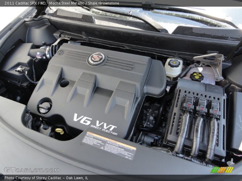 Mocha Steel Metallic / Shale/Brownstone 2011 Cadillac SRX FWD