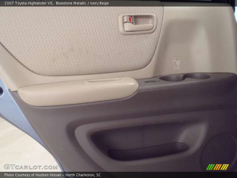 Bluestone Metallic / Ivory Beige 2007 Toyota Highlander V6