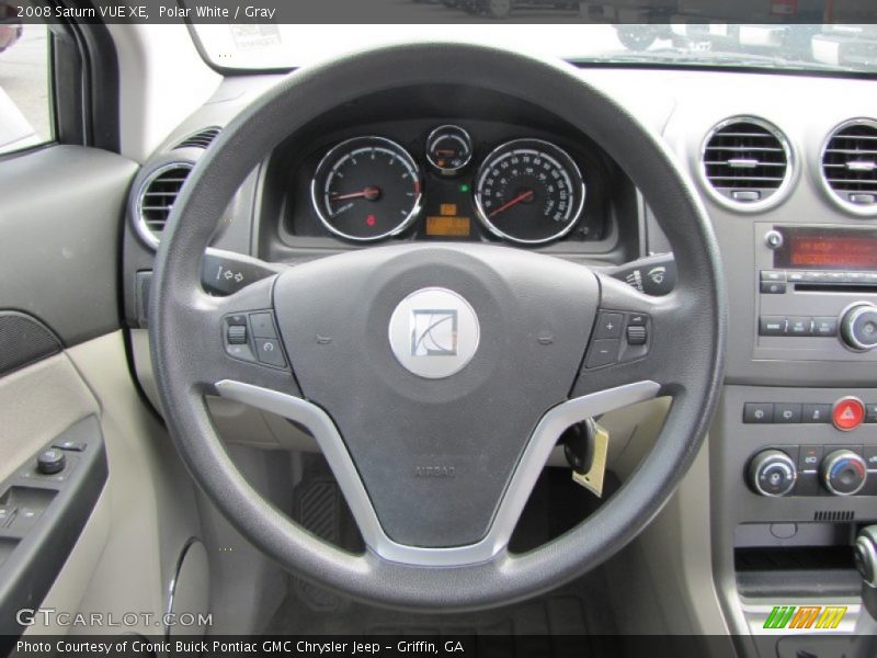 Polar White / Gray 2008 Saturn VUE XE