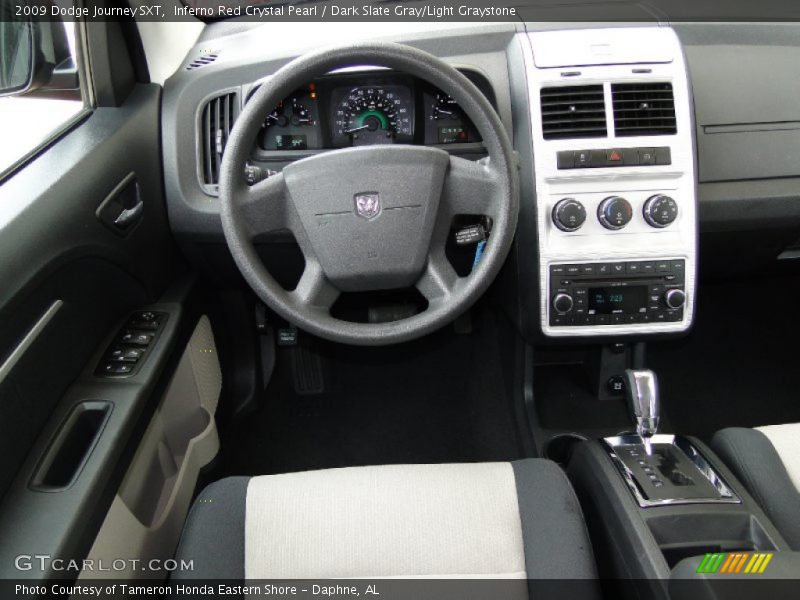 Inferno Red Crystal Pearl / Dark Slate Gray/Light Graystone 2009 Dodge Journey SXT