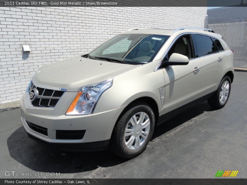 Gold Mist Metallic / Shale/Brownstone 2011 Cadillac SRX FWD
