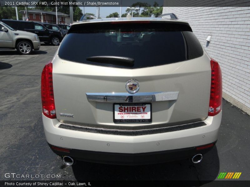 Gold Mist Metallic / Shale/Brownstone 2011 Cadillac SRX FWD