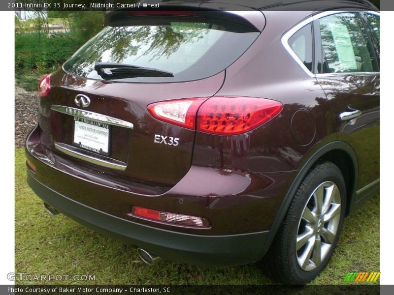Midnight Garnet / Wheat 2011 Infiniti EX 35 Journey