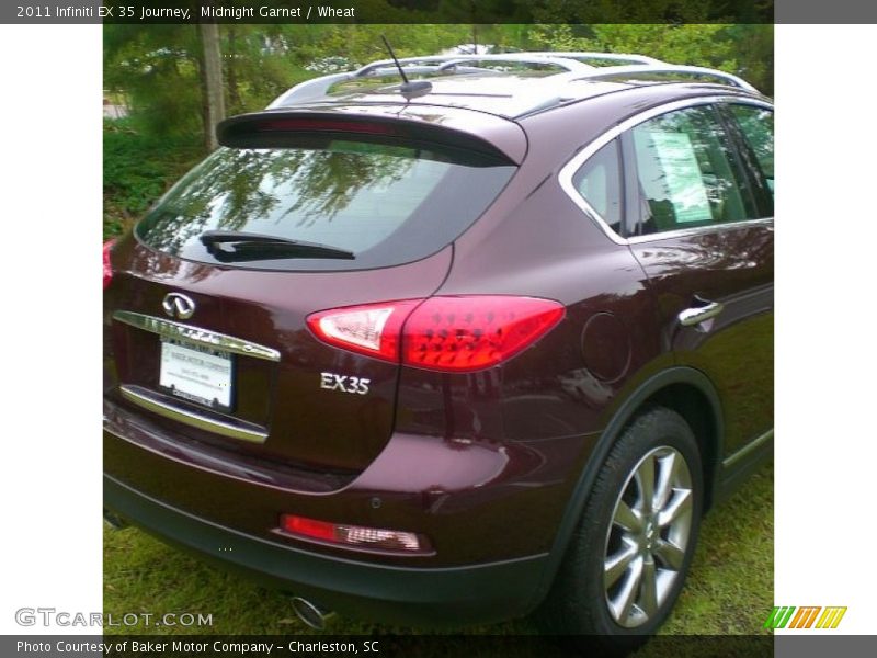 Midnight Garnet / Wheat 2011 Infiniti EX 35 Journey