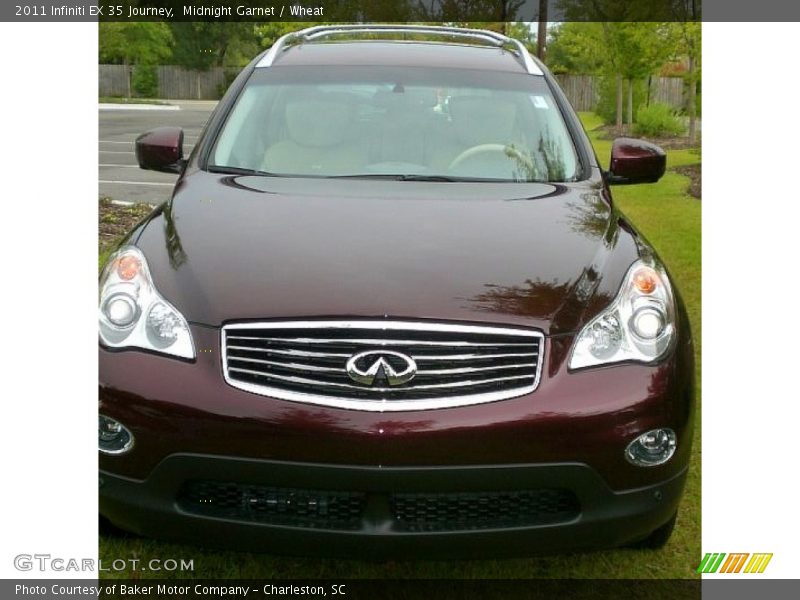 Midnight Garnet / Wheat 2011 Infiniti EX 35 Journey