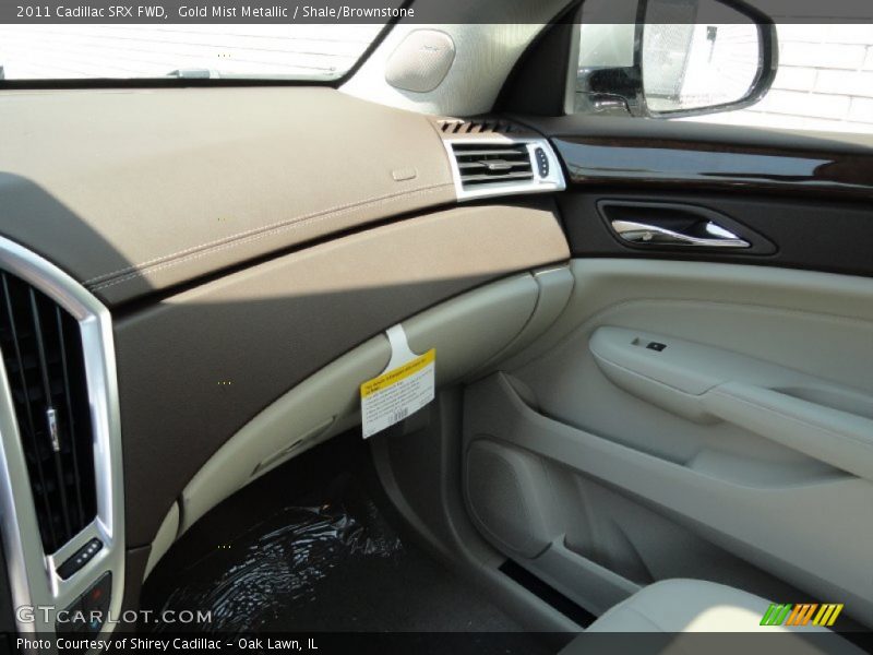 Gold Mist Metallic / Shale/Brownstone 2011 Cadillac SRX FWD