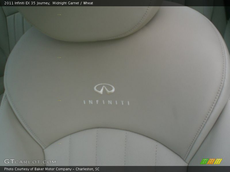 Midnight Garnet / Wheat 2011 Infiniti EX 35 Journey