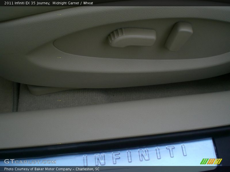 Midnight Garnet / Wheat 2011 Infiniti EX 35 Journey