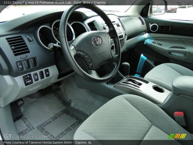  2010 Tacoma V6 PreRunner Access Cab Graphite Interior