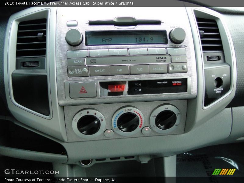 Controls of 2010 Tacoma V6 PreRunner Access Cab
