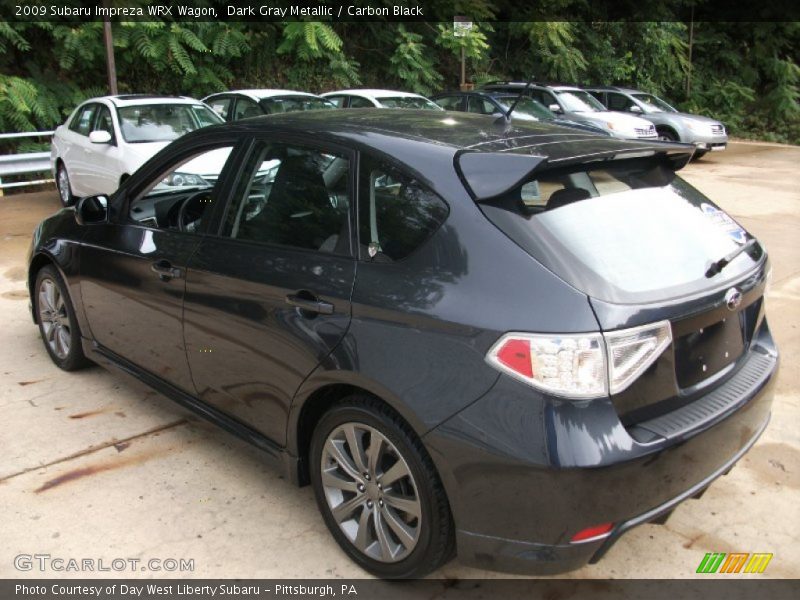 Dark Gray Metallic / Carbon Black 2009 Subaru Impreza WRX Wagon
