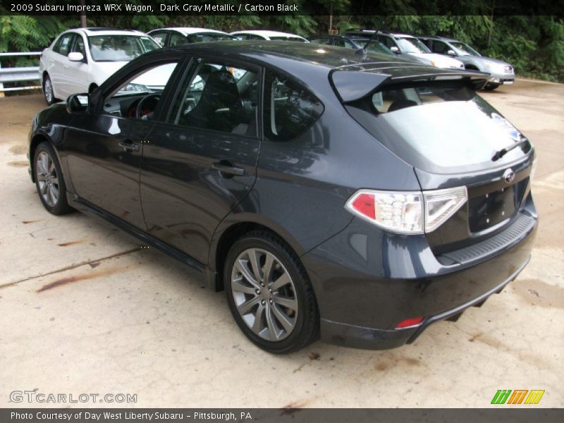 Dark Gray Metallic / Carbon Black 2009 Subaru Impreza WRX Wagon