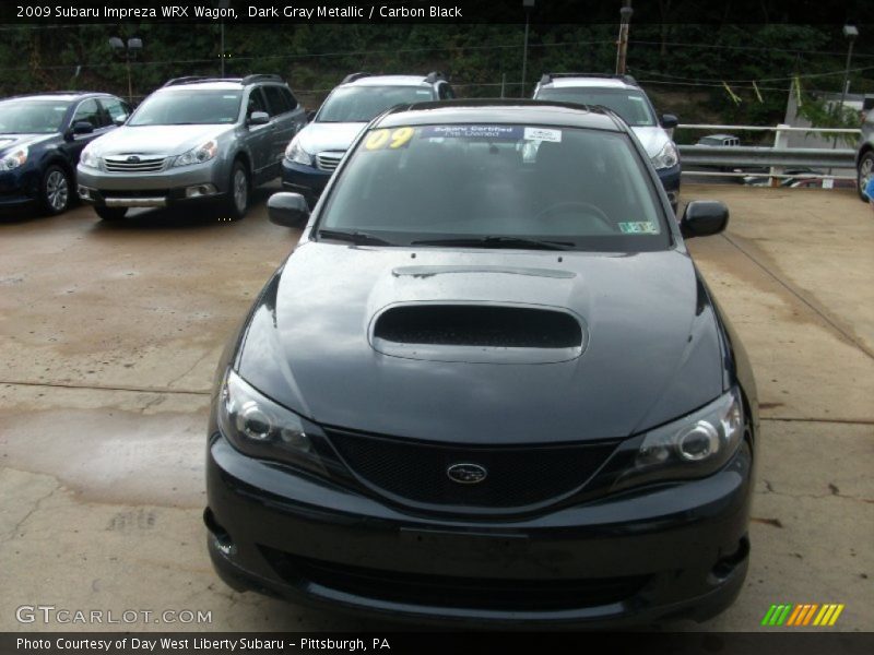 Dark Gray Metallic / Carbon Black 2009 Subaru Impreza WRX Wagon
