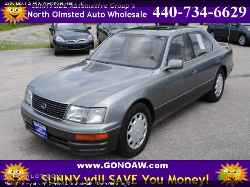Moonstone Pearl / Tan 1996 Lexus LS 400