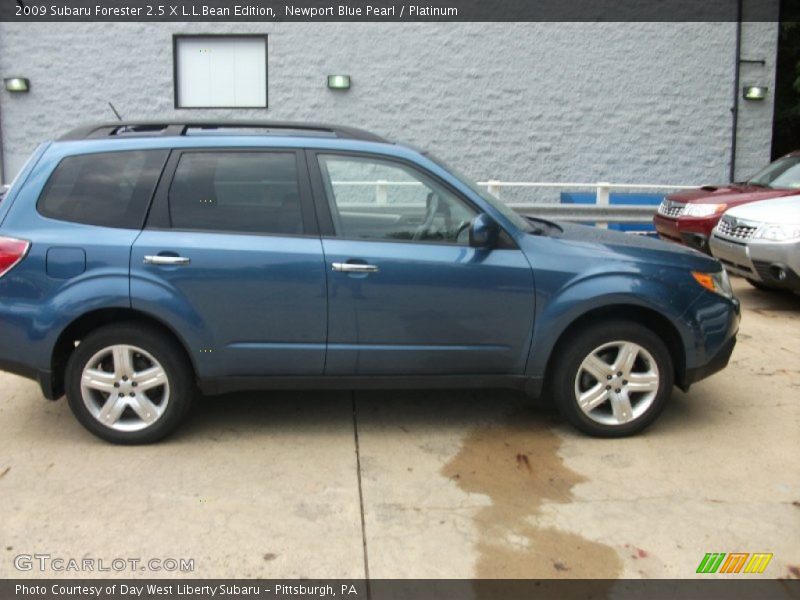 Newport Blue Pearl / Platinum 2009 Subaru Forester 2.5 X L.L.Bean Edition