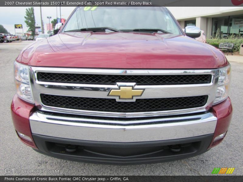 Sport Red Metallic / Ebony Black 2007 Chevrolet Silverado 1500 LT Extended Cab