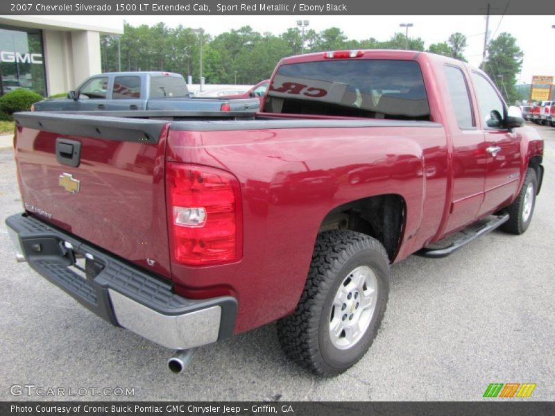 Sport Red Metallic / Ebony Black 2007 Chevrolet Silverado 1500 LT Extended Cab