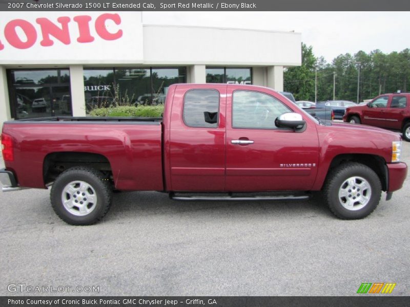 Sport Red Metallic / Ebony Black 2007 Chevrolet Silverado 1500 LT Extended Cab