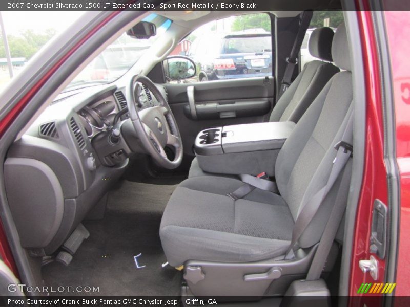  2007 Silverado 1500 LT Extended Cab Ebony Black Interior