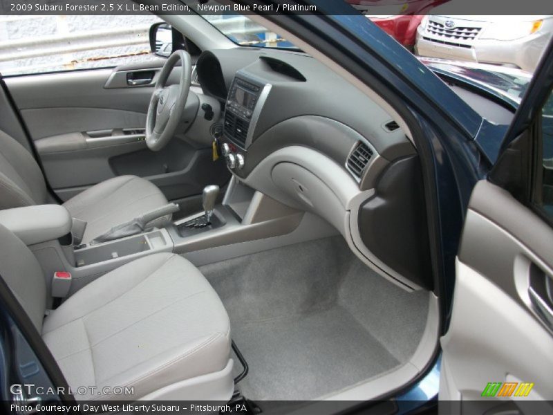 Newport Blue Pearl / Platinum 2009 Subaru Forester 2.5 X L.L.Bean Edition