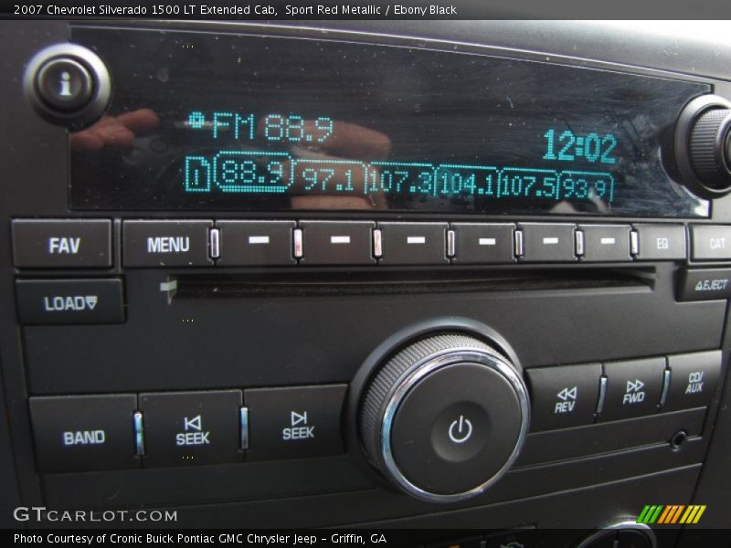 Sport Red Metallic / Ebony Black 2007 Chevrolet Silverado 1500 LT Extended Cab