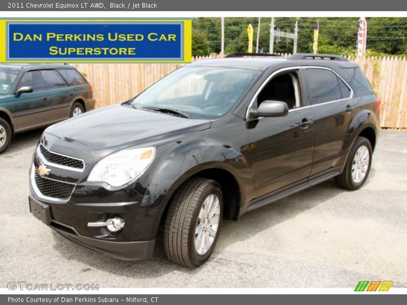 Black / Jet Black 2011 Chevrolet Equinox LT AWD
