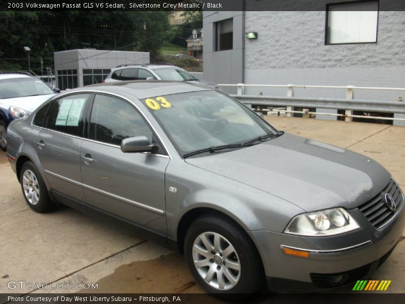 Silverstone Grey Metallic / Black 2003 Volkswagen Passat GLS V6 Sedan