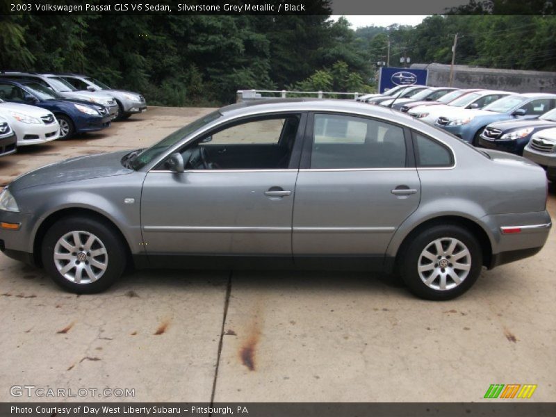 Silverstone Grey Metallic / Black 2003 Volkswagen Passat GLS V6 Sedan