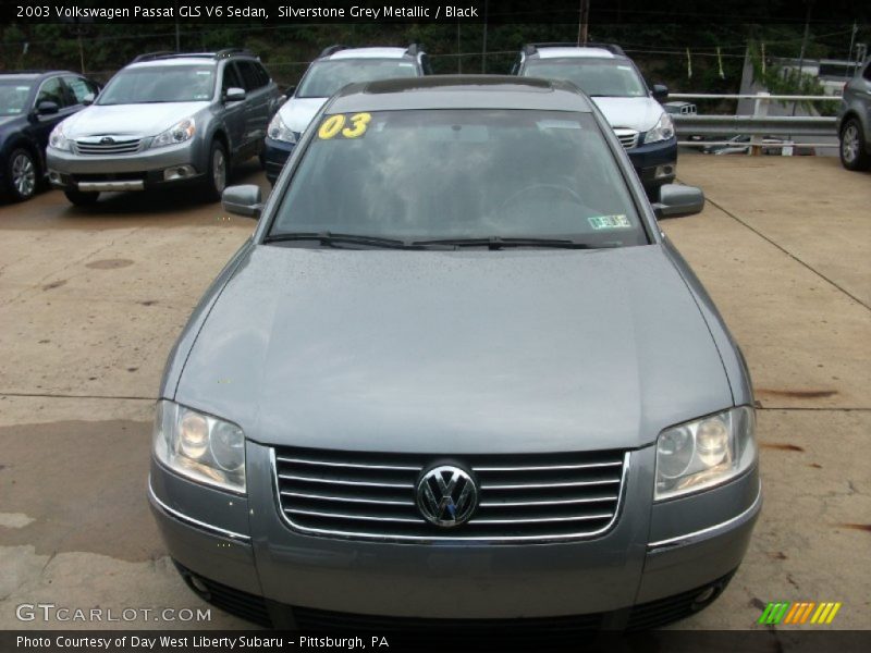 Silverstone Grey Metallic / Black 2003 Volkswagen Passat GLS V6 Sedan