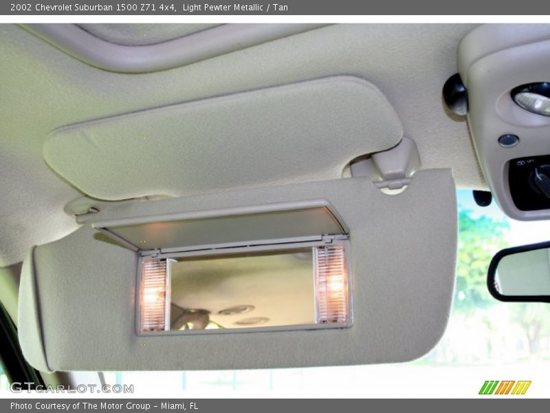 Light Pewter Metallic / Tan 2002 Chevrolet Suburban 1500 Z71 4x4