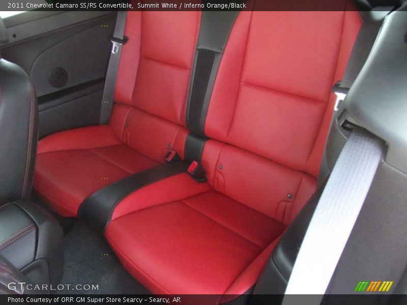  2011 Camaro SS/RS Convertible Inferno Orange/Black Interior