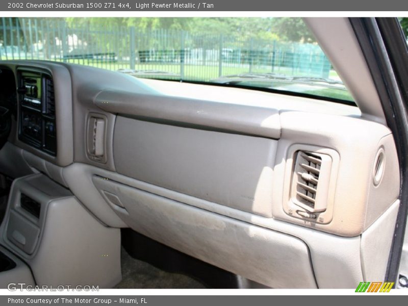 Light Pewter Metallic / Tan 2002 Chevrolet Suburban 1500 Z71 4x4