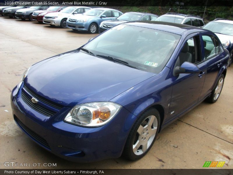 Arrival Blue Metallic / Gray 2006 Chevrolet Cobalt SS Sedan
