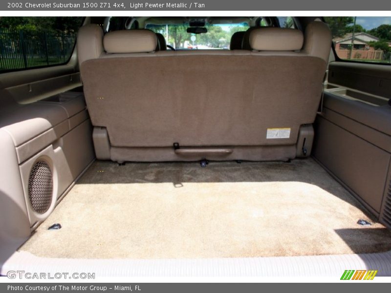 Light Pewter Metallic / Tan 2002 Chevrolet Suburban 1500 Z71 4x4