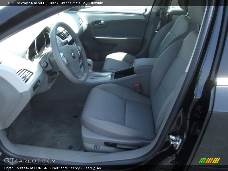 Black Granite Metallic / Titanium 2012 Chevrolet Malibu LS